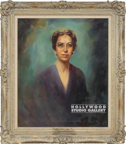 MRS. GALE OIL PAINTING