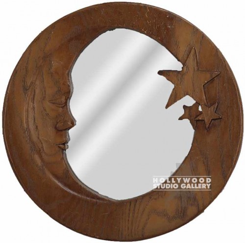 12x12 CIRCLE MOON MIRROR