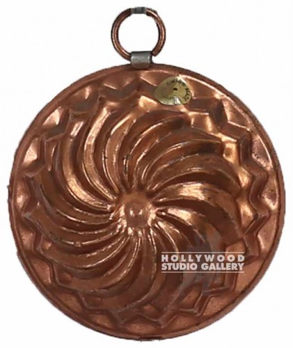 4" DIA COPPER JELLO MOLD