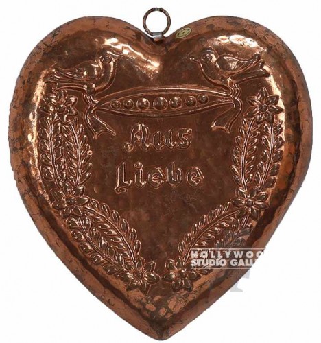 10x9 JELLO MOLD /COPPER HEART