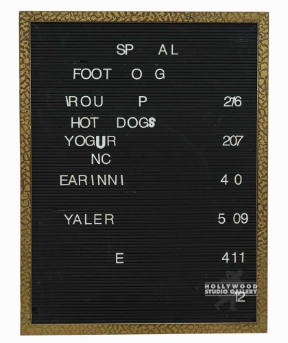 20x25 Lettering Board