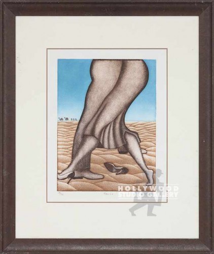 25x21 TANGO ETCHING-LEGS/BRONZ