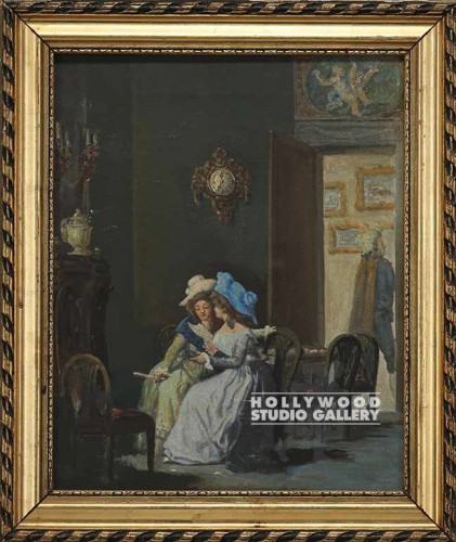 19x16 (2) Ladies Sitting In Parlor