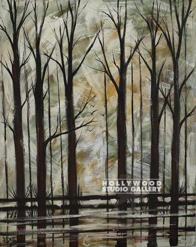 60x48 70`s Trees/Stretched Canvas