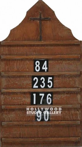 13x46 POLICE FILE FINGERPRINTS/WOOD