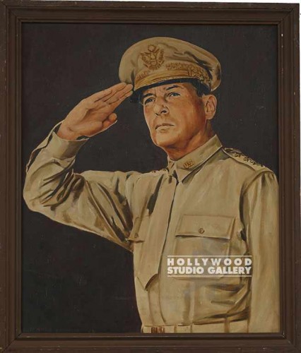 29x25General MacArthur Port Brwn Fr
