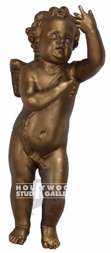 31" Fiberglass Cherub/Gold Finish