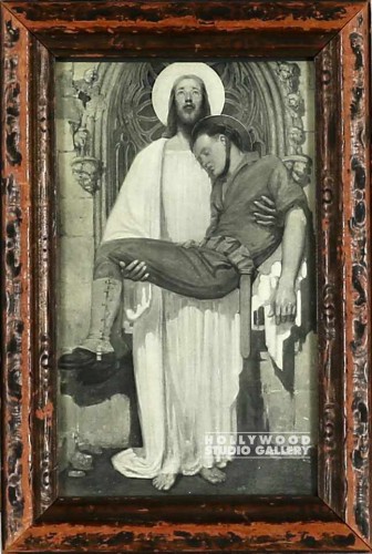 7X10 Jesus  Christ Carrying Soldier