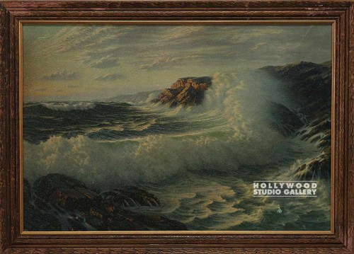 26x36 Vintage/Dark Seascape