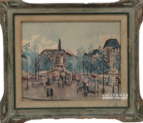 14x16 Paris Street Scene