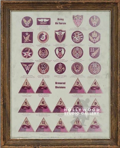 16x13 Army Badges