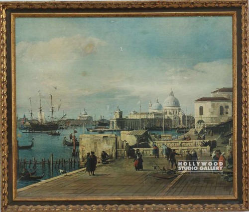 34X39 EUROPREAN BAY SCENE FRMD