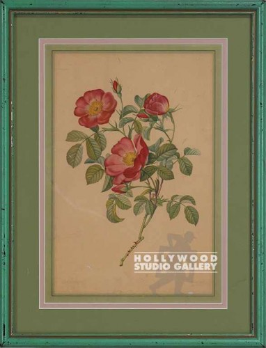 17x13 Floral/Green Mat