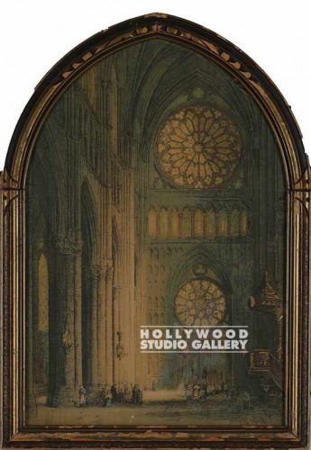 21X15 PEN & INK CATHEDERAL/ARCH FRM