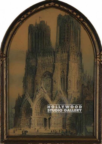 21X15 PEN & INK CATHEDERAL/ARCH FRM