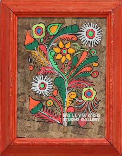 15x12 Orange Frame/Funky Floral