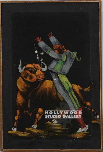 19x12 Matador Velvet Painting