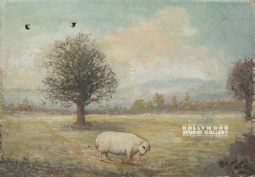 14X20 UNFRAMED CNVS/SHEEP/TREE