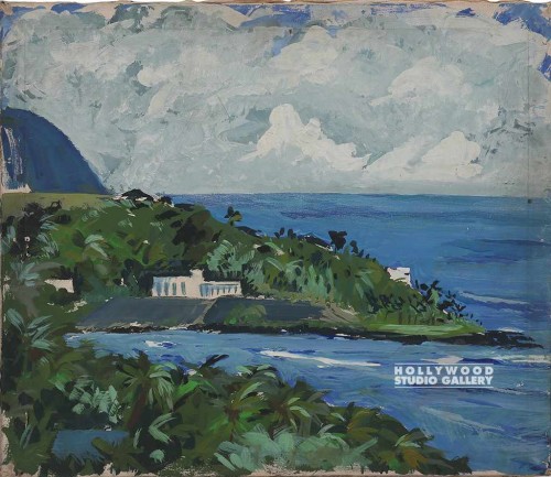 24x28 DBL.FACE/ABST/OCEAN UNFRAMED