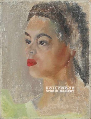 16x12 UNFINISHED WOMAN PAINT/UNFRMD