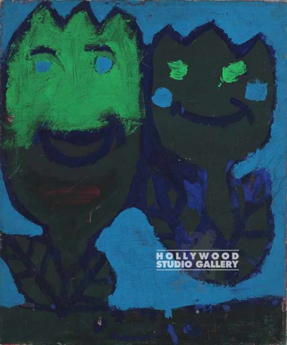 24x20 BLUE/SMILE FACE UNFRAMED CANV