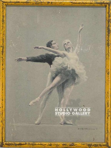 17X13PERIOD BALLET COUPL/YELLOW FRM