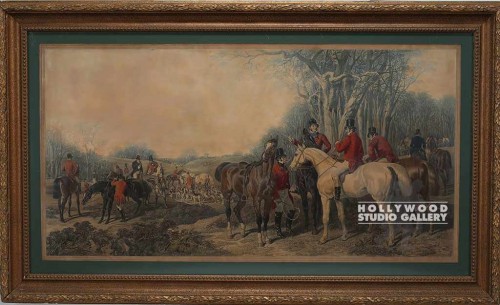 31X51 TRAD. HUNT SCAPE/ ORNATE GOLD