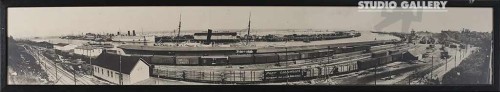 9x52 B W PANORAMIN PORT OF L.A.