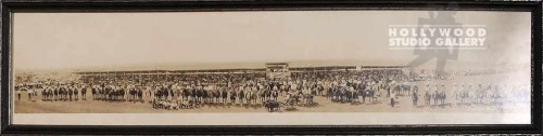 9X37 SEPIA PANORAMIC RODEO