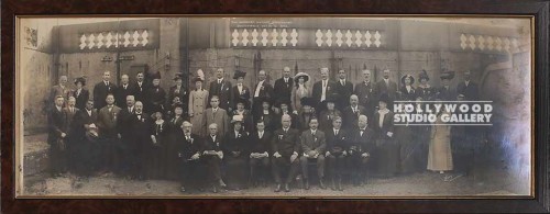 12X30 B W PANORAMIC VICTORIAN FOLK