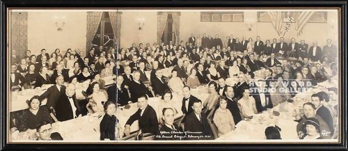 9x20 B W PANORAMIC 1933 BANQUET