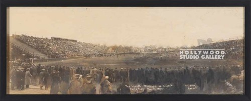 22x9 SEPIA PANORAMIC FOOTBALL GAME