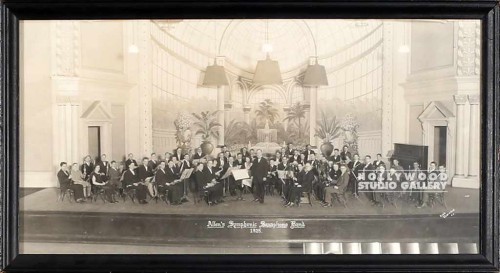 10x19 SEPIA PANORAMIC BAND 1925