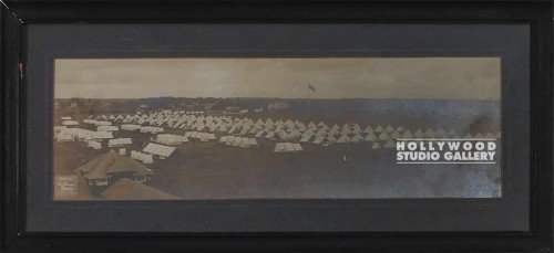 10x24 SEPIA PANORAMIC WWI CAMP 1906