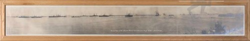 12X74 PANORAMIC-B W-SHIPS CUBA BAY