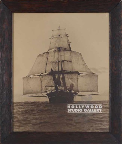 23x19 SEPIA SAILING SHIP