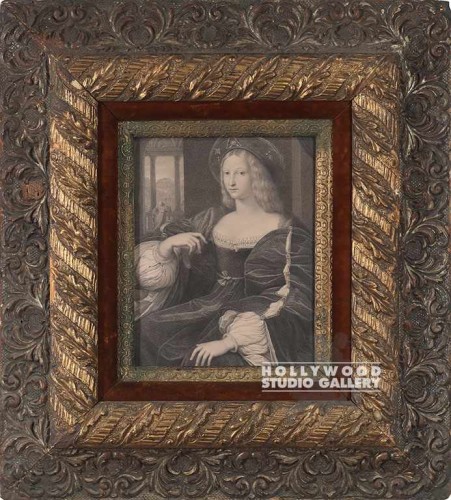 21X19 RENAISSANCE-GIRL ENGRAVING