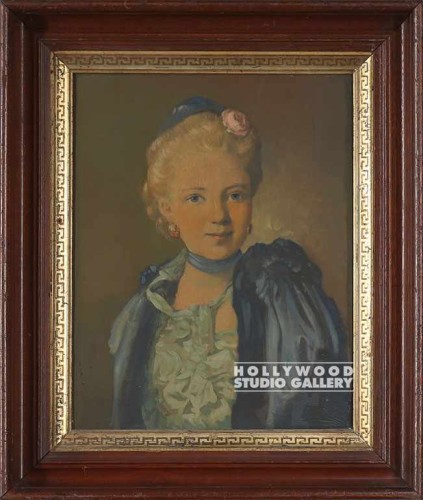 19X16 LADY PORTRAIT-CANVAS