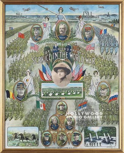 22x17 WORLD WAR-COLLAGE 1917