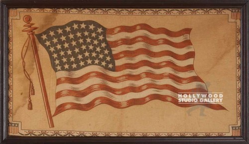17x30 Vintage U.S. FLAG 48 Stars