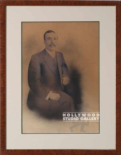 25x19 VINTAGE MALE PORTRAIT BRWN FR