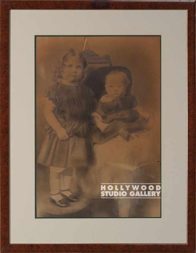 25x19 VINTAGE KIDS PORTRAIT BRWN FR