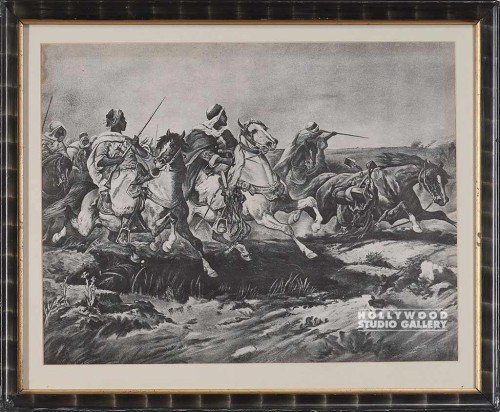 18X21 SHEIKS RIDING HORSES