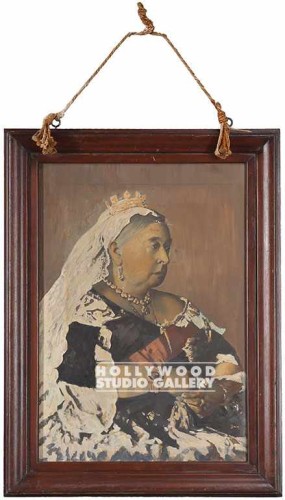 28X21 2-SIDED QUEEN SALOON LADY