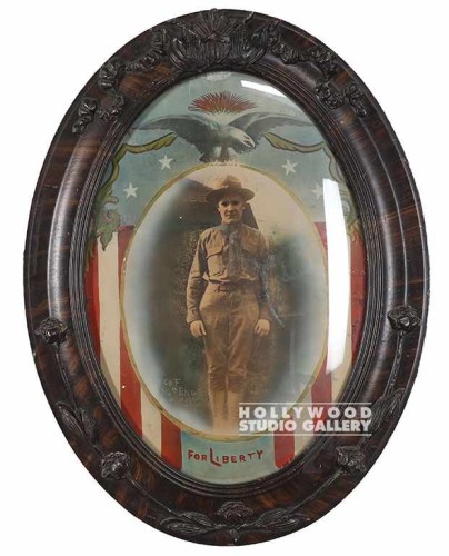 25X19 OVAL FRAME VINT.SOLDIER