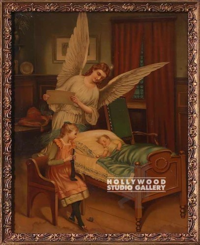 21X17 VICTORIAN ANGEL,LIL GIRL,BABY