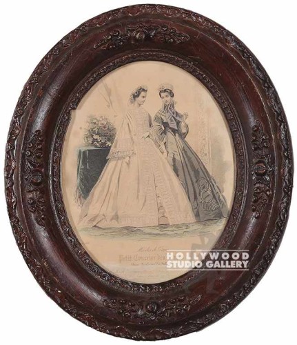 14X12 OVAL-2 WOMEN-FRENCH FASHION