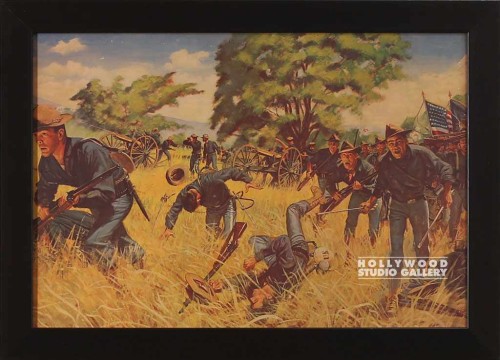 17x23 Vintage Army Assault Brwn Frm
