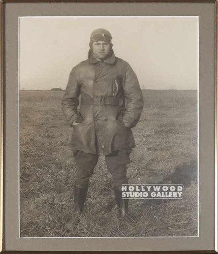 10X8 B W VINTAGE PILOT PHOTO