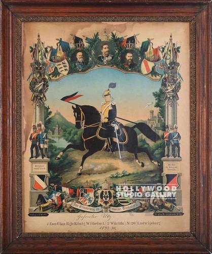 24x20 Imperial German Soldier Litho